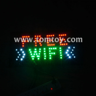 led sign free wifi tm07641