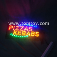 led sign pizzas kebabs tm07654