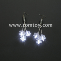 led snowflakes earrings tm01094