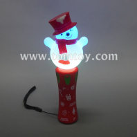 led snowman spinning wand tm08967
