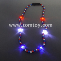 led star beads necklace tm04120-rwb