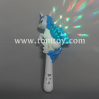 led unicorn wand with disco ball tm04299