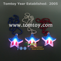 led usa star necklace tm000-097