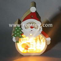led wood craft christmas decoration tm07162