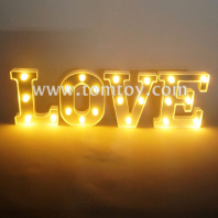 letter love led night light tm06493