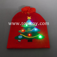 light up christmas tree beanie hat tm06905
