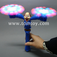 light up clown spinner wand tm052-069-bl
