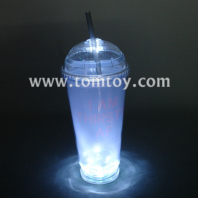 light up drink cup with straw tm242-002