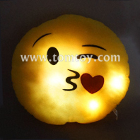 light up emoticon plush emoji pillow tm03191