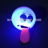 light up funny face with tongue ball tm07295