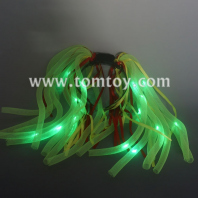 light-up led party rave disco glowing flashing noodle hair light dreads tm03020
