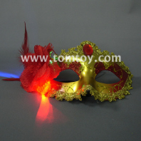 light up mask with feather tm179-003