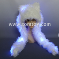 light up polar bear hat tm04516
