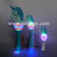 light up unicorn spinning wand tm05755-bl