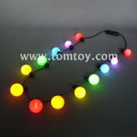 luminous colorful bulb necklace tm02744