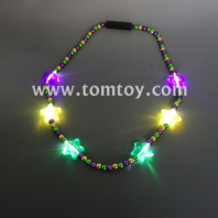 mardi gras flashing bead necklace tm04120-pgy