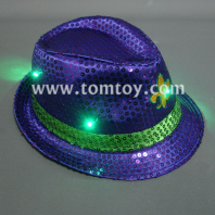 mardi gras fleur de lis fedora hat tm000-049-pgg