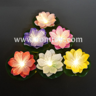 optical fiber lotus night light tm09141