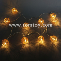 rattan ball string lights tm04335-or