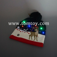 reindeer light up knitted hat tm04706