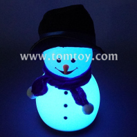 snowman touch night light with sound tm06973