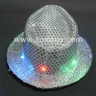 sound activated led fedora light up hat tm000-084-sr