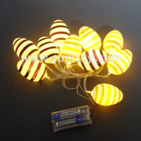 stripe easter egg led string lights tm06985