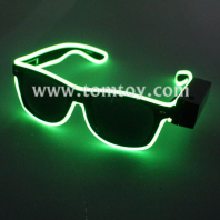 usb powered el wire shades glasses tm109-029-gn