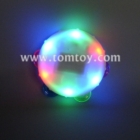 white light up tambourine 5 inches tm02371