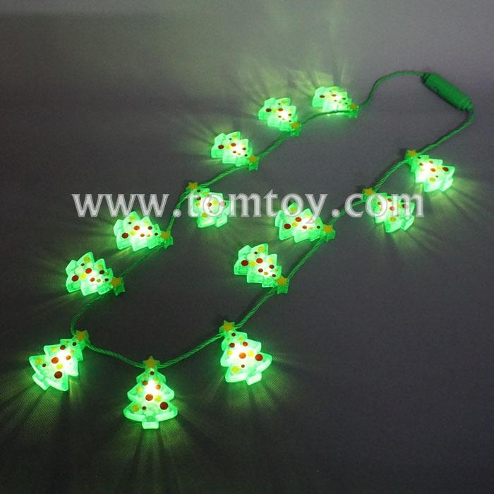 13 LED Light Up Christmas Tree NecklaceTomtoy