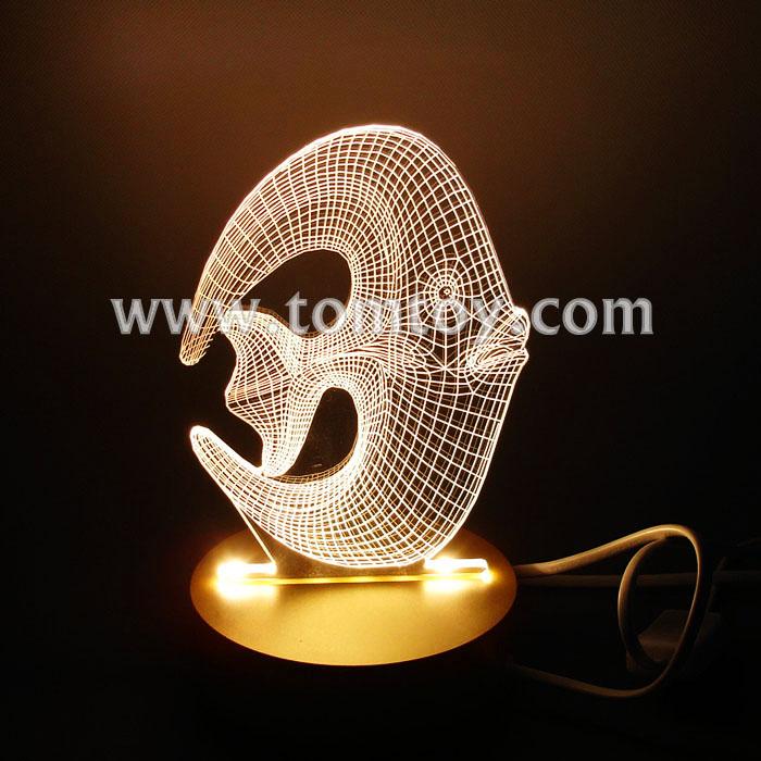 3D LED fish shaped Lamp-Tomtoy