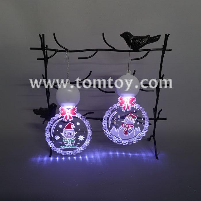 Acrylic Light Up Christmas OrnamentTomtoy