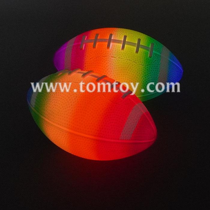 Colorful Light Up Bouncing FootballTomtoy