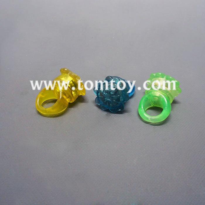 Flashing Jelly Flower Rubber RingsTomtoy