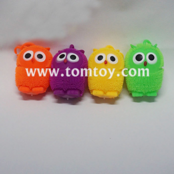 Flashing Squeeze Owl Puffer Ball-Tomtoy