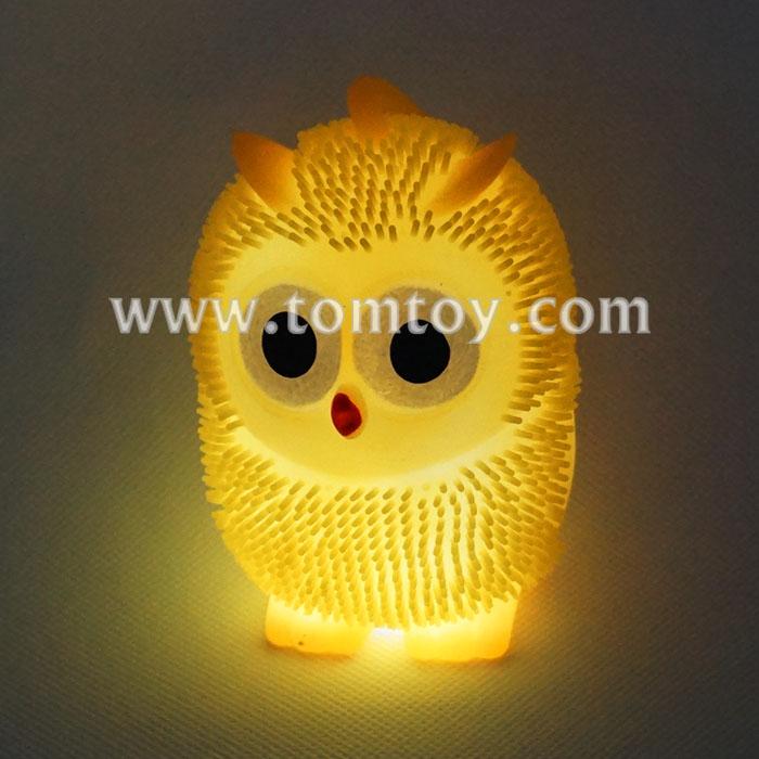 Flashing Squeeze Owl Puffer Ball-Tomtoy