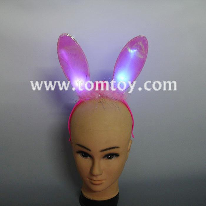 LED Blinking Rabbit Ear Headband-Tomtoy