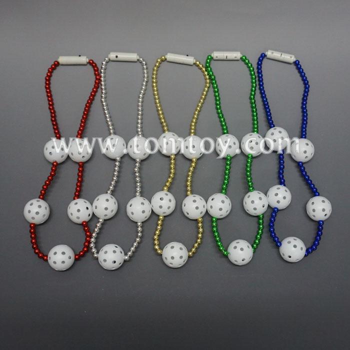 LED Flashing Disco Ball NecklaceTomtoy