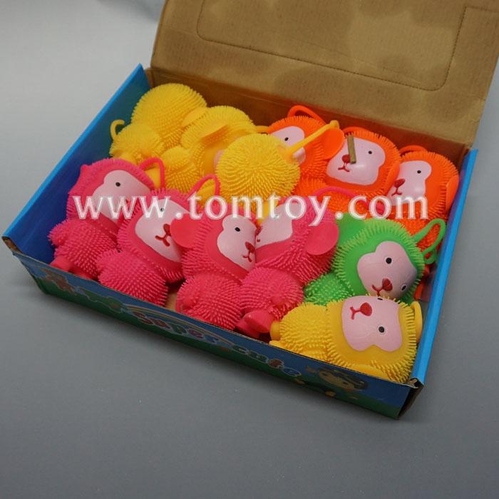 LED Four Color Monkeys Puffer BallTomtoy