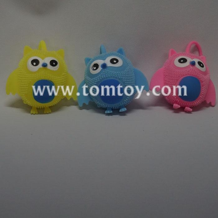 Light Up Owl Puffer Balls-Tomtoy