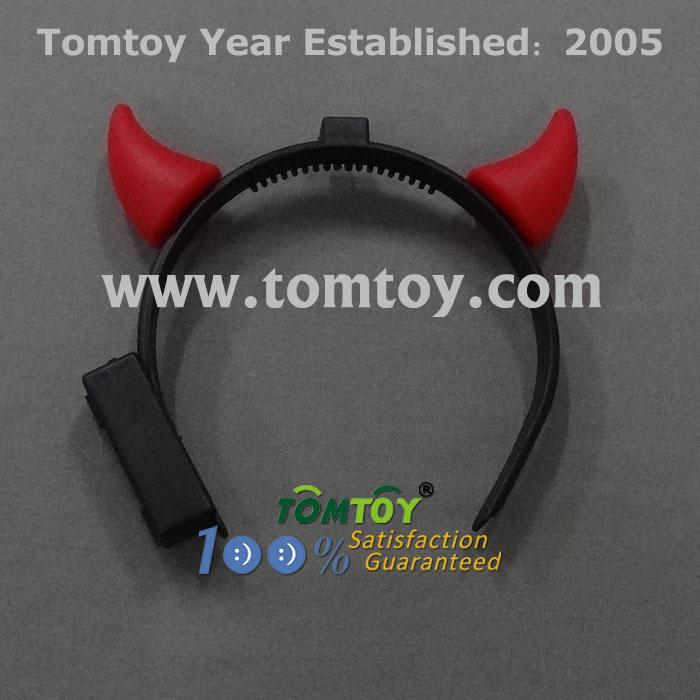 Mini Red Devil Horns HeadbandTomtoy