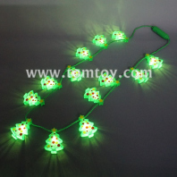 13 led light up christmas tree necklace tm101-159