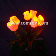 3d led tulip flower fiber centerpiece tm01087