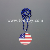 american flag plastic medallions tm000-109