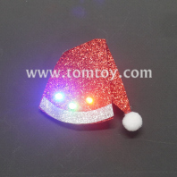 christmas led badge santa's hat tm07201