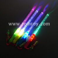 colorful acrylic led light up stick with bubble tm02562