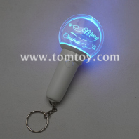 custom logo glowing keychain light tm10997