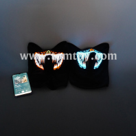 el light-up sound activated face mask tm05937