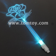 flashing blue rose acrylic light wand tm04673