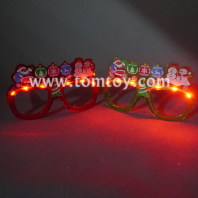 flashing glasses with christmas pattern tm07403